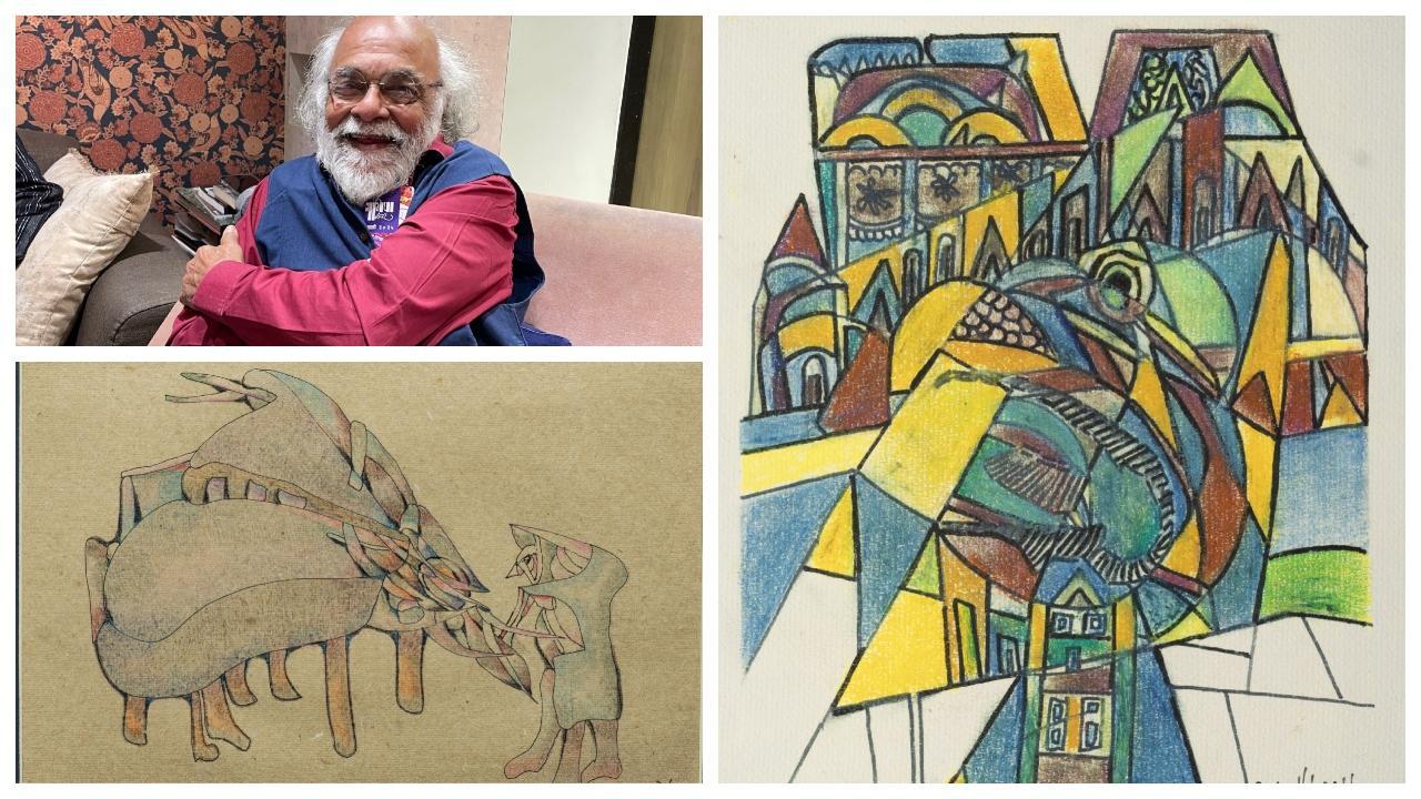 પ્રબોધ પરીખની રચનાઓ નિશ્ચિતતા અને અનિશ્ચિતતાઓ વચ્ચેના અંતરને સંબોધનારી છે - તસવીર સૌજન્ય પ્રબોધ પરીખ